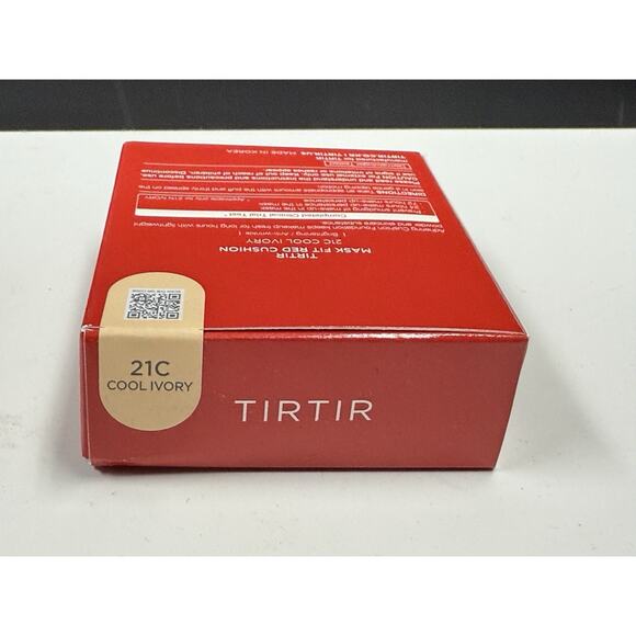US Seller TIRTIR Mask Fit Red Cushion Foundation - 21C Cool Ivory (18g) 0.63 oz - Picture 7 of 9
